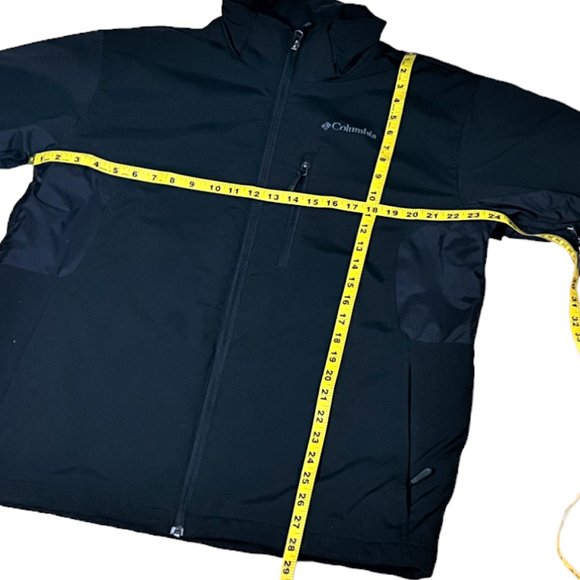 Men's Columbia Insulated Softshell Jacket, Black, Size L - Picture 14 of 16